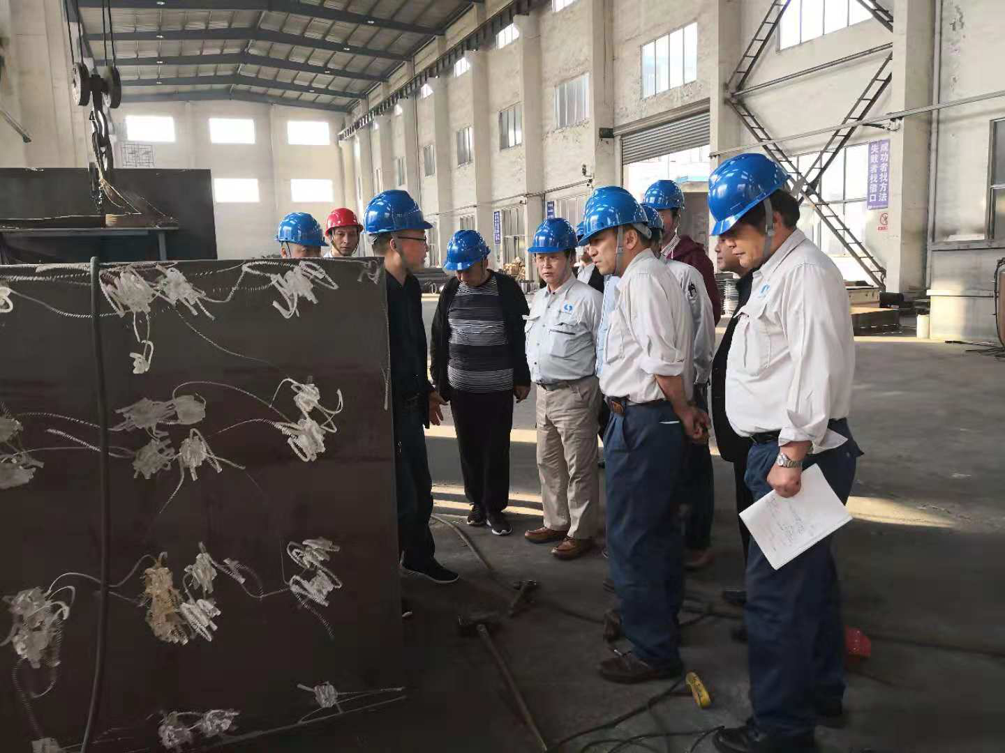 日本客户参观江苏麻豆成人电影车间